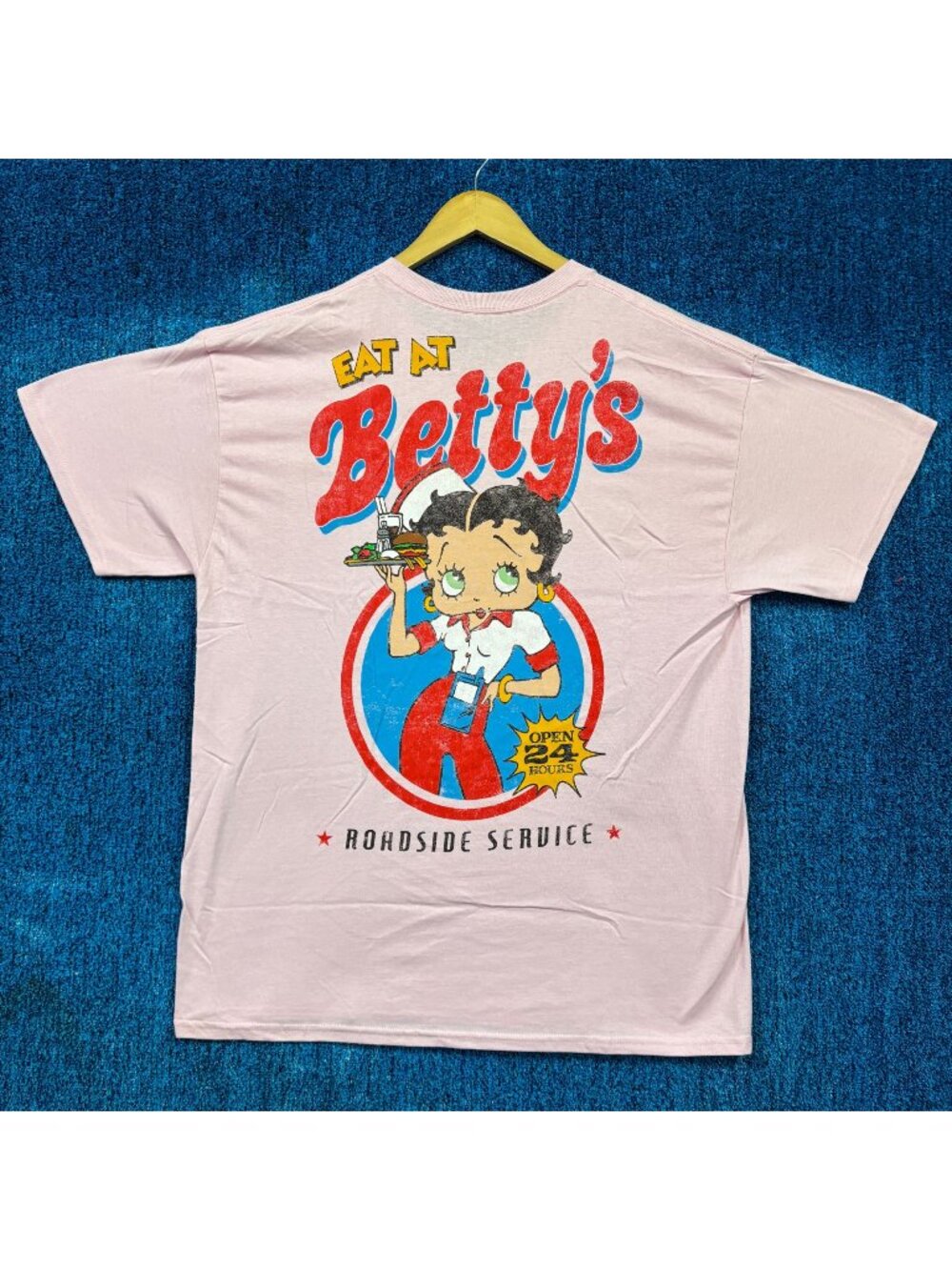 Betty Boop The Diner Waitress Bettys Roadside Service Tee XL